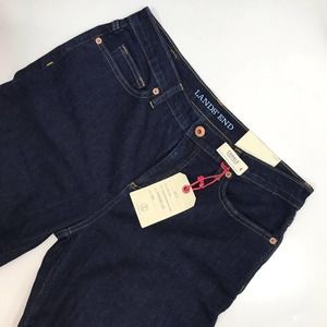 Lands' End Straight Leg Jeans for Women 